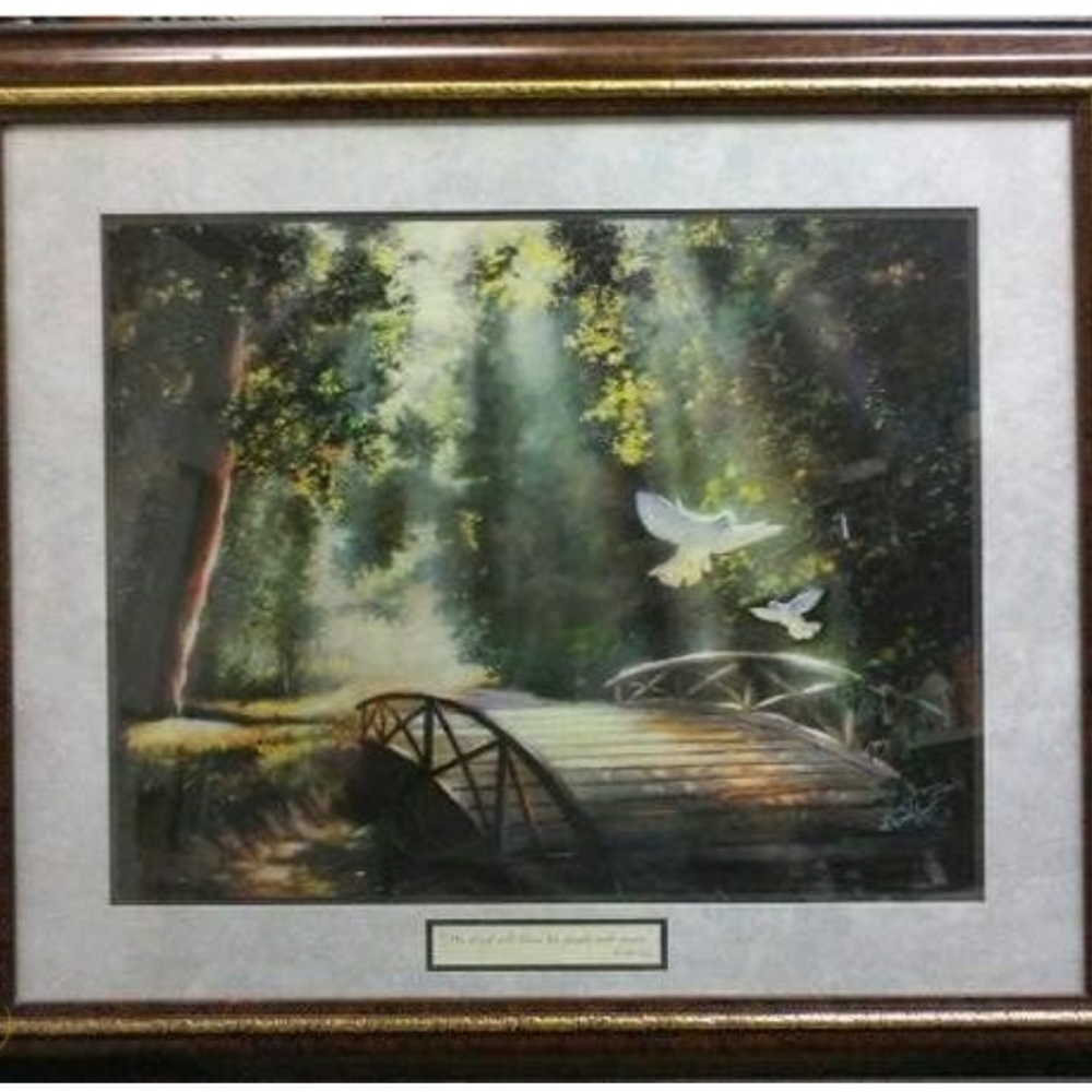 Home interior serenity path print
